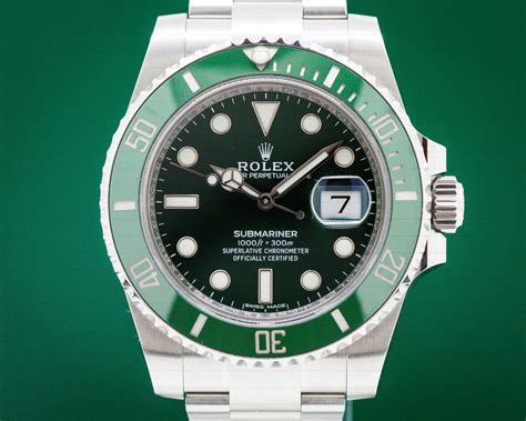 rolex submariner ceramica verde|rolex submariner green.